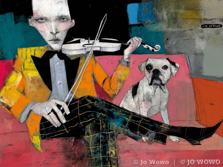 The Violinist's Boxer
